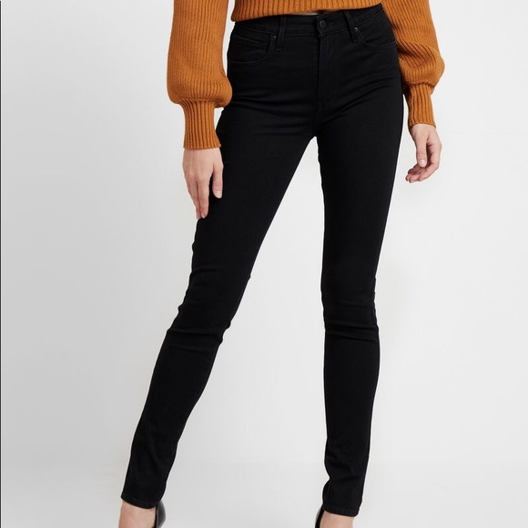 Levi’s 721 high rise skinny jeans black 27 - Picture 2 of 10